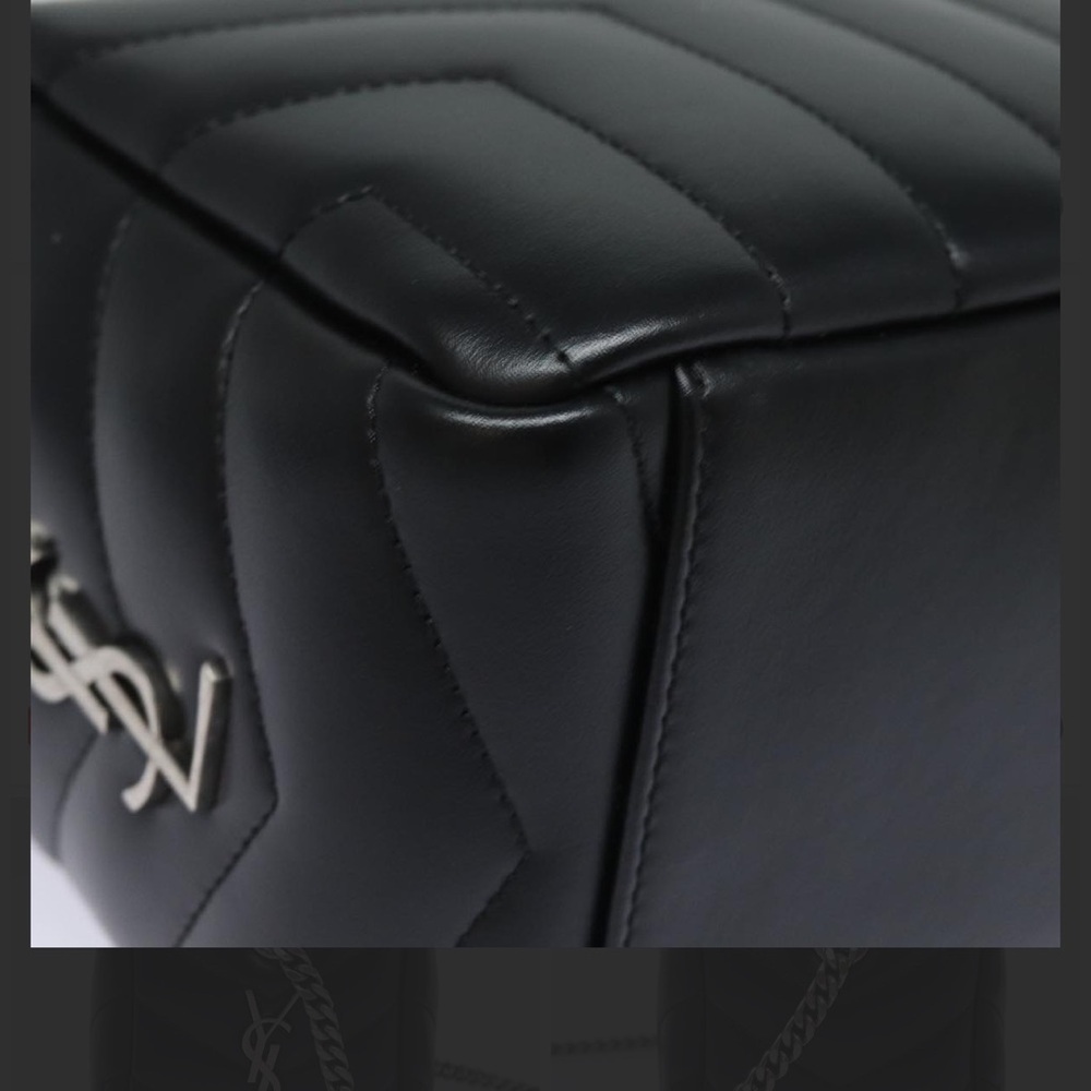SAINT LAURENT Lulu Shoulder Bag Calfskin Black full inclusion - Picture 8 of 17